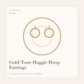 Gold-Tone Huggie Hoop Earrings