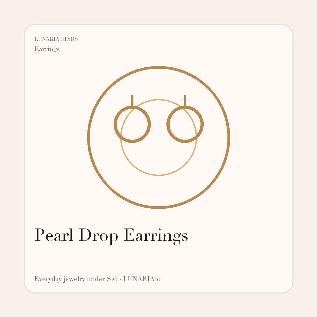 Pearl Drop Earrings