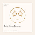 Twist Hoop Earrings