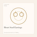 Heart Stud Earrings