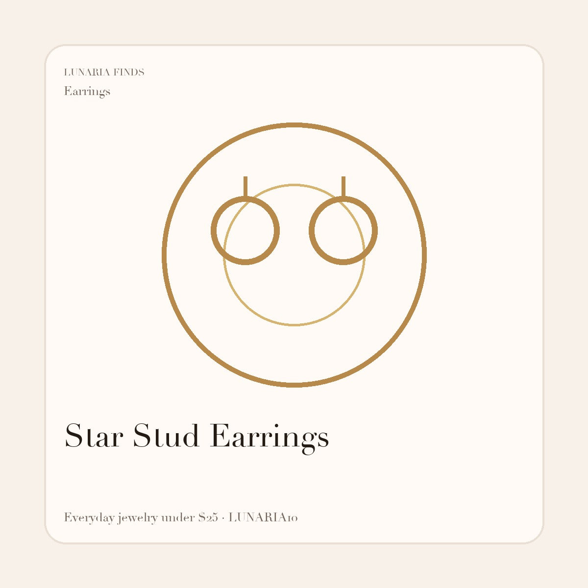 Star Stud Earrings