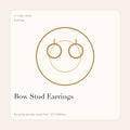 Bow Stud Earrings