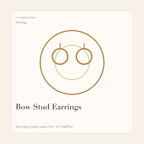 Bow Stud Earrings
