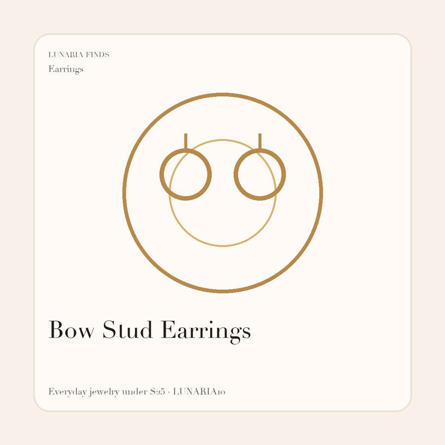 Bow Stud Earrings