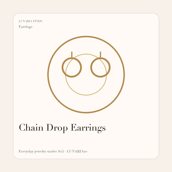 Chain Drop Earrings