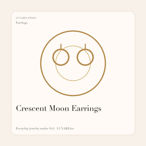 Crescent Moon Earrings