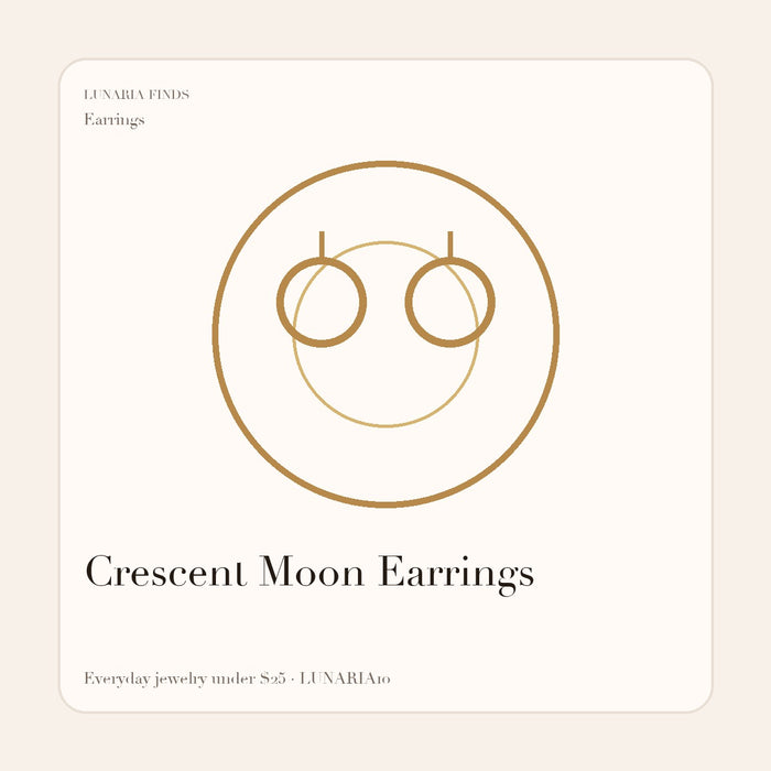 Crescent Moon Earrings