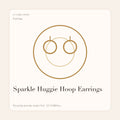 Sparkle Huggie Hoop Earrings