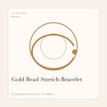 Gold Bead Stretch Bracelet
