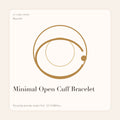 Minimal Open Cuff Bracelet
