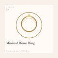 Minimal Dome Ring