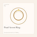 Pearl Accent Ring