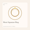 Heart Signature Ring