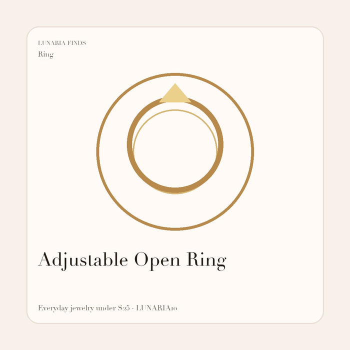 Adjustable Open Ring