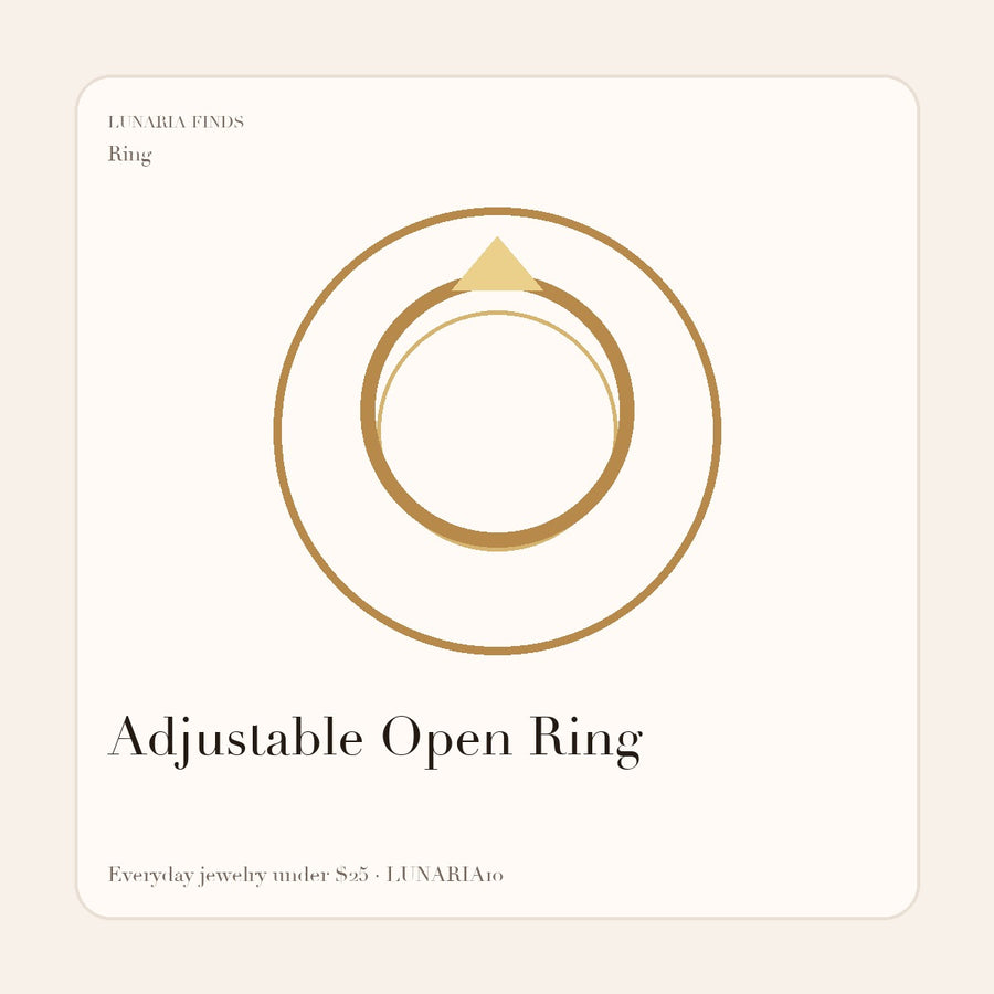Adjustable Open Ring