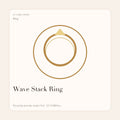 Wave Stack Ring
