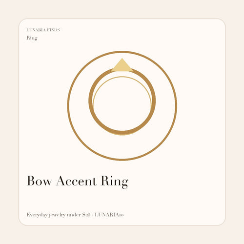 Bow Accent Ring