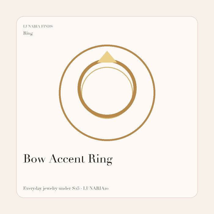 Bow Accent Ring