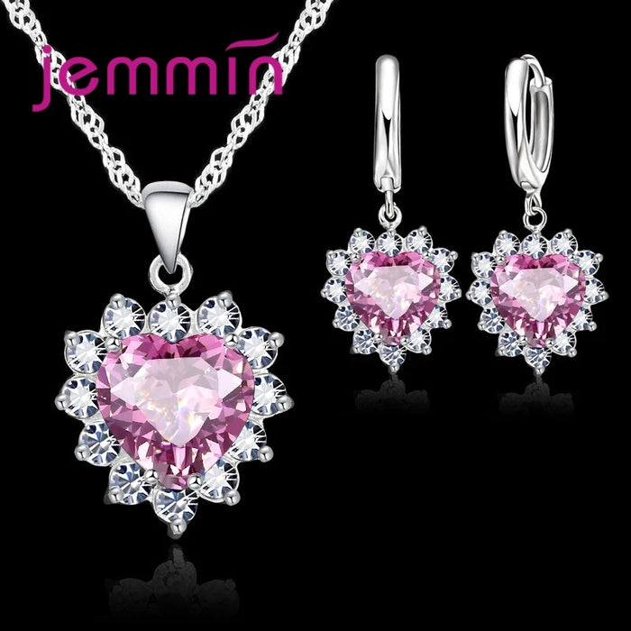 Heart Jewelry Gift Set