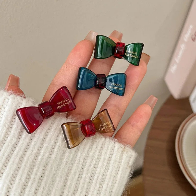 Bow Hair Clip Set