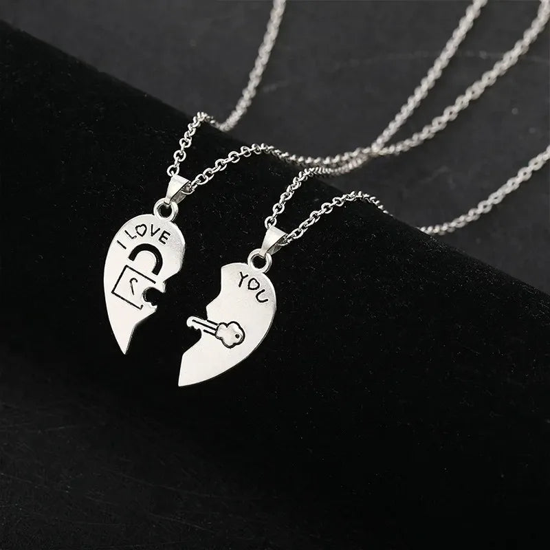 Heart Lock Pendant Necklace