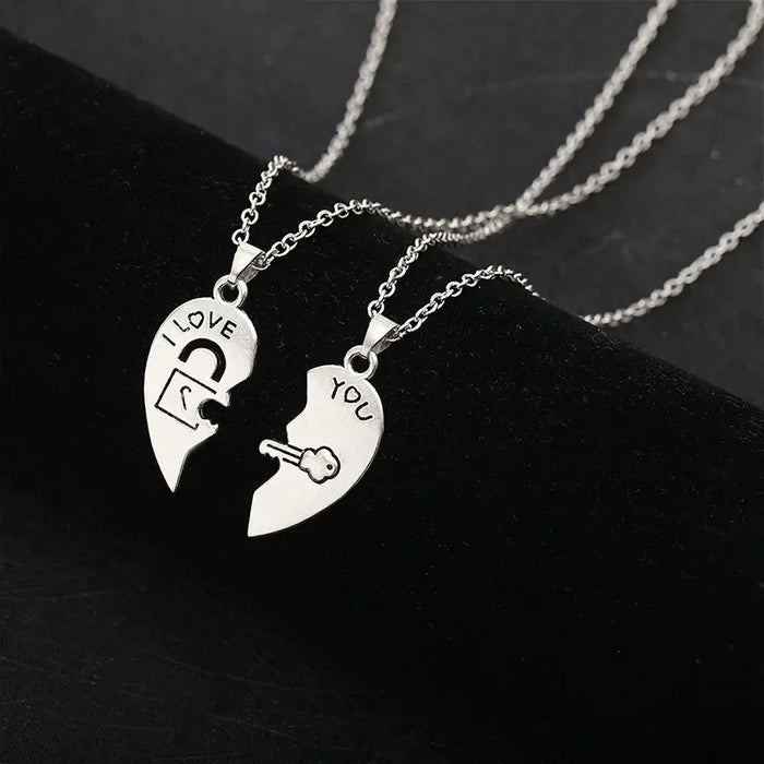 Heart Lock Pendant Necklace